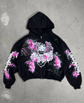 1of1 OVERDXSE DEMON KITTY ZIPPER size XL