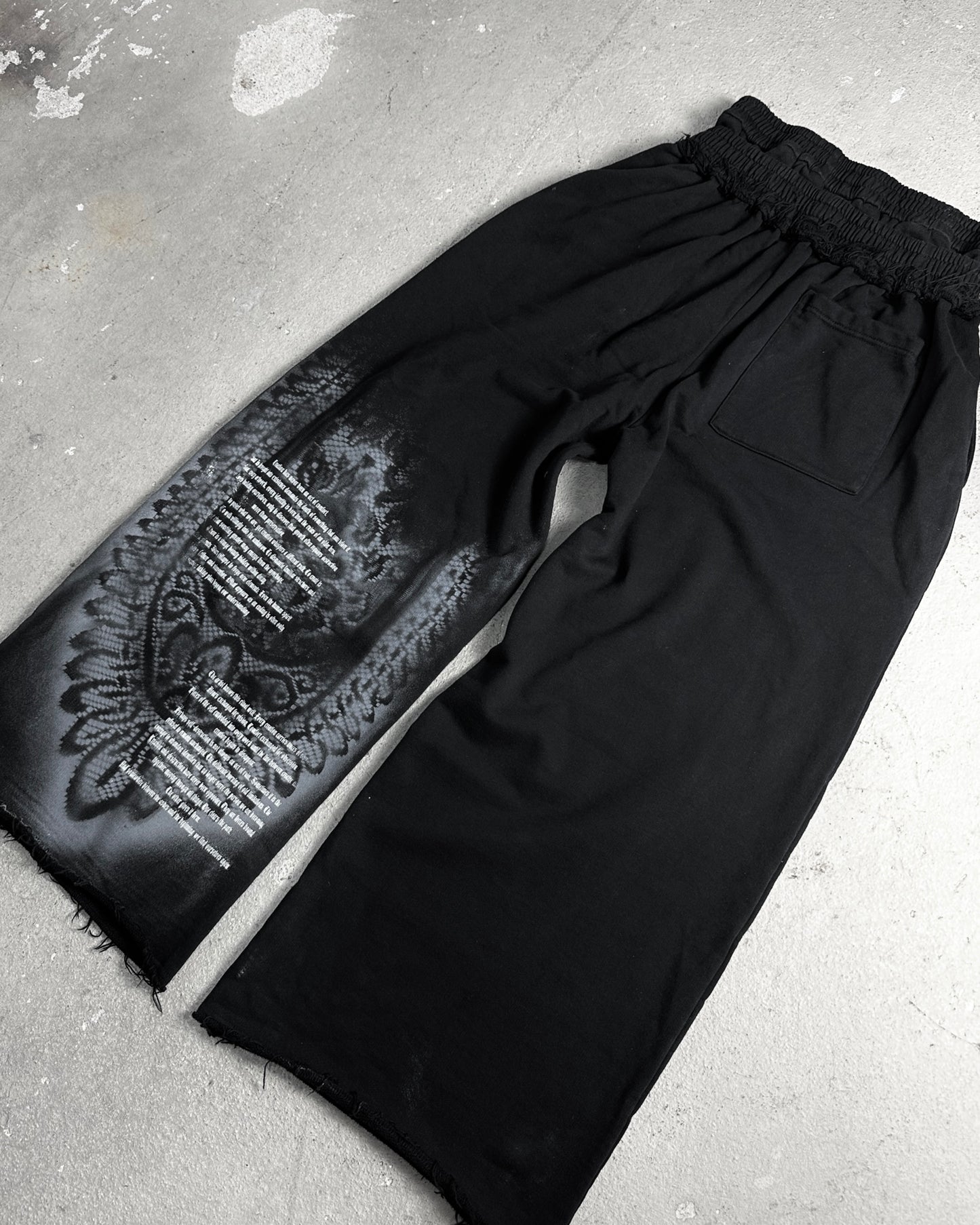 1of1 double waist OVERDXSE SWEATPANTS size L