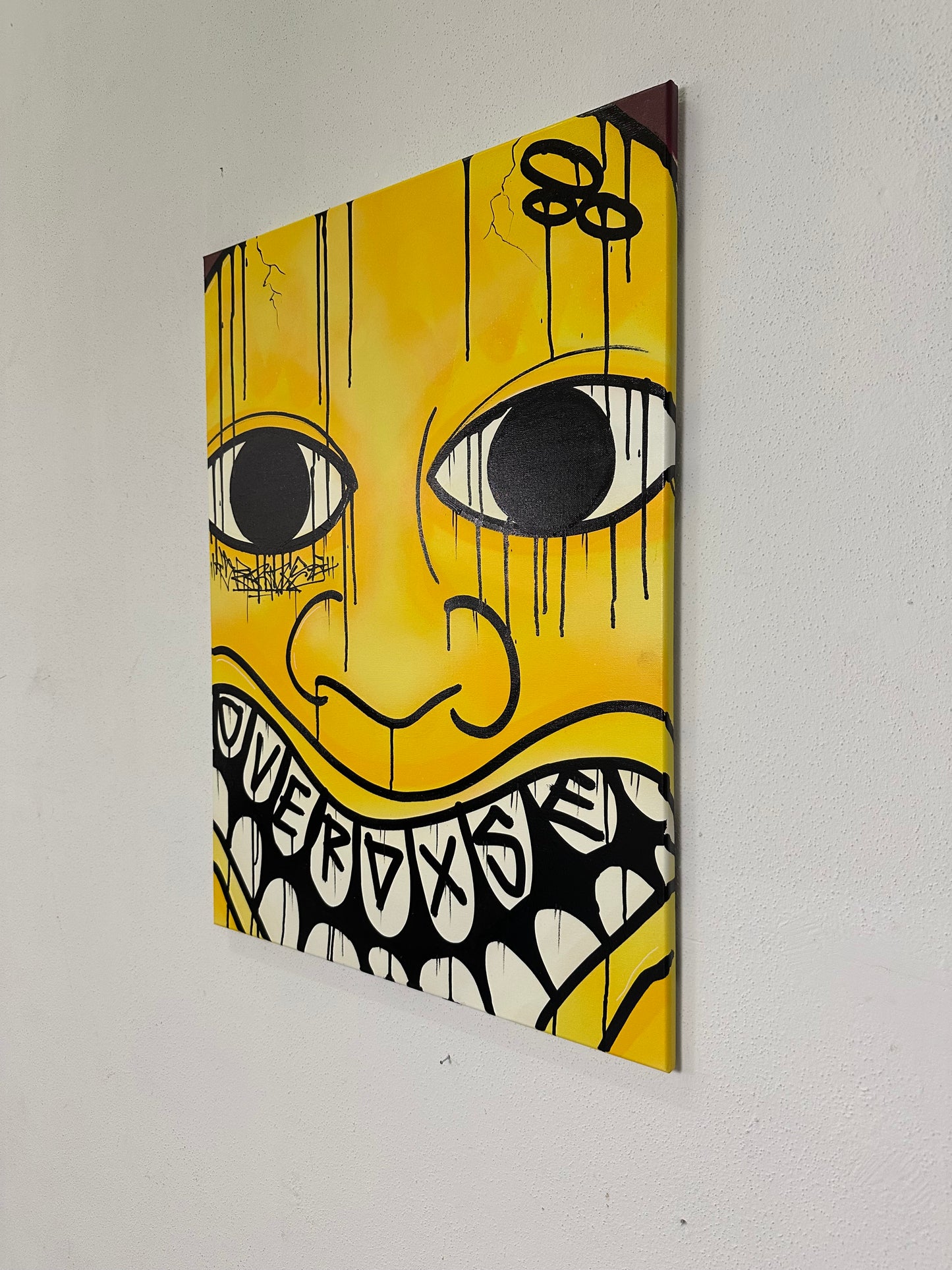 1of1 „FACE YOUR FEAR“ original canvas 60x80cm