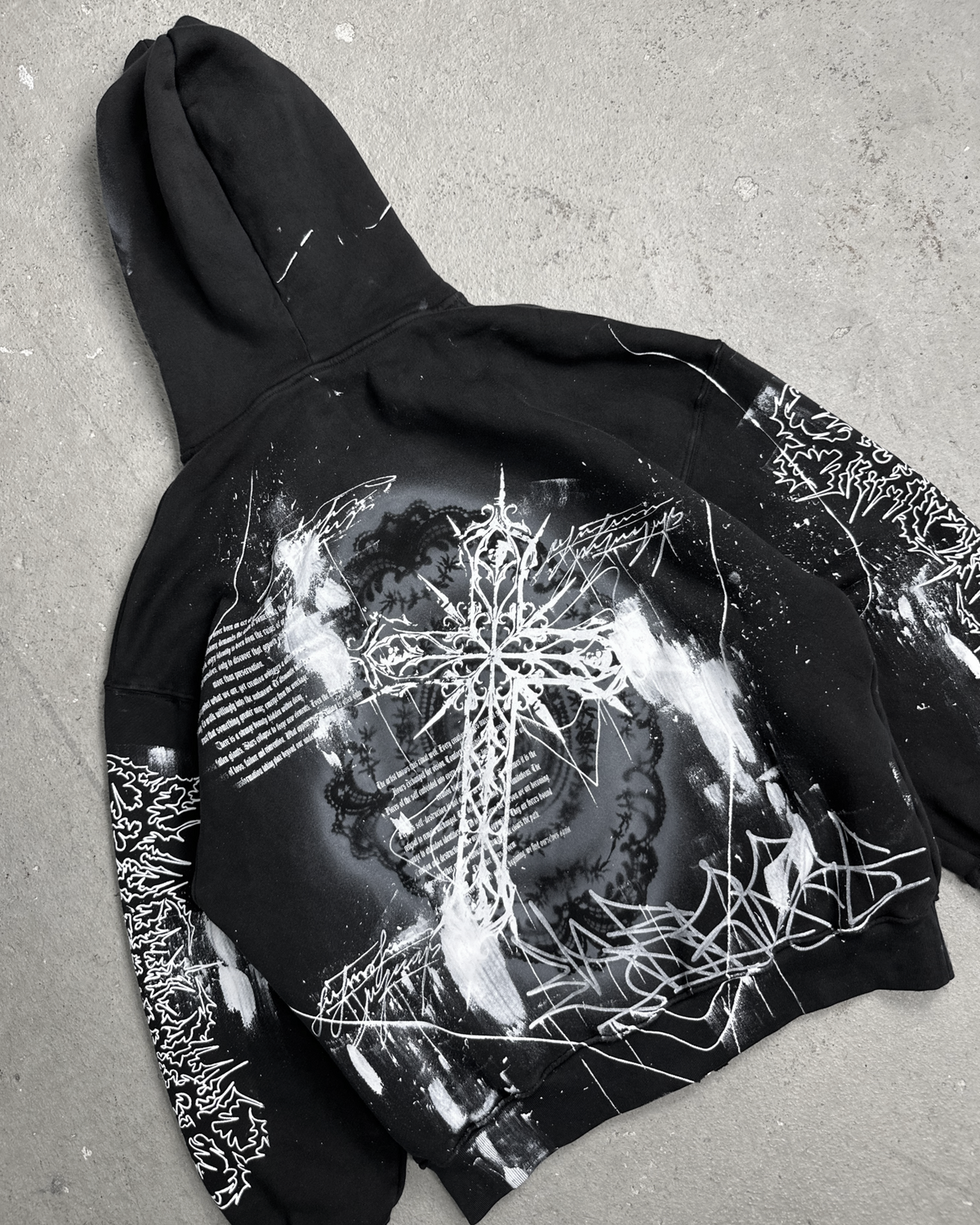 1of1 OVERDXSE FULL-ZIP HOODIE size XL