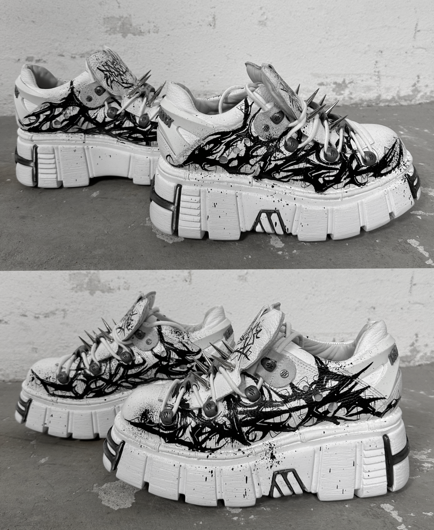 1of1 OVERDXSE / NEW ROCK SPIKE STOMPERS EU43