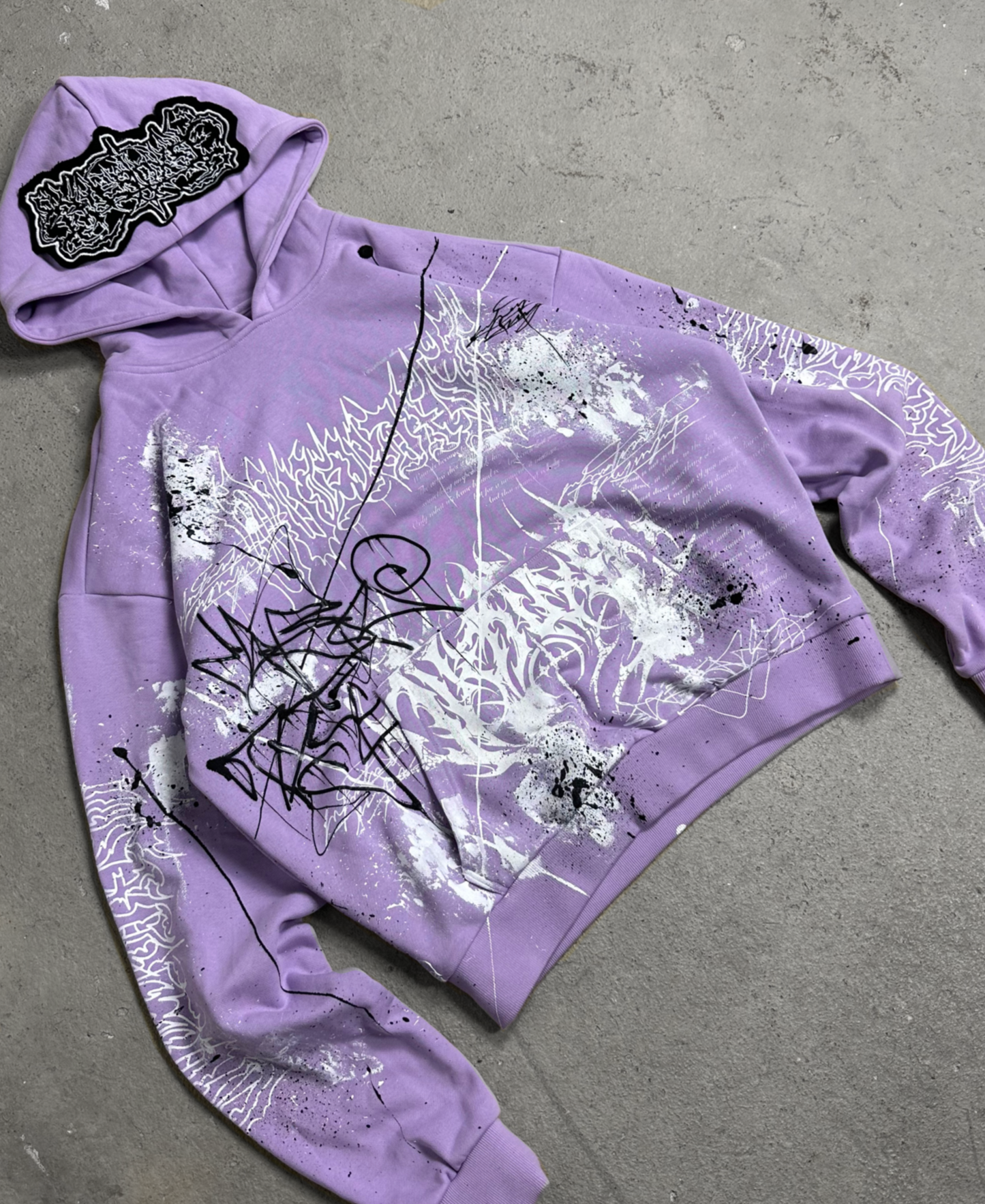 1of1 OVERDXSE „broken halo“ HOODIE size L