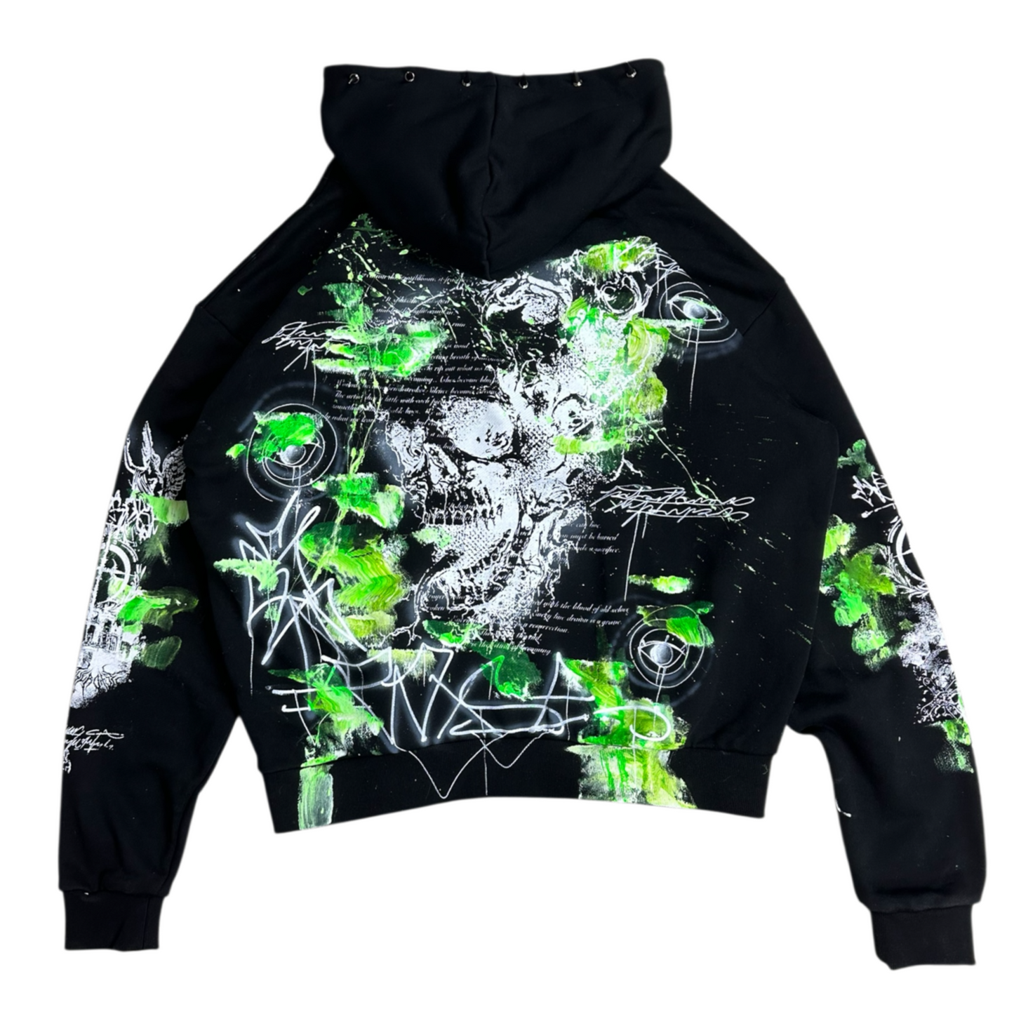 1of1 spiked OVERDXSE EDEN HOODIE size XL