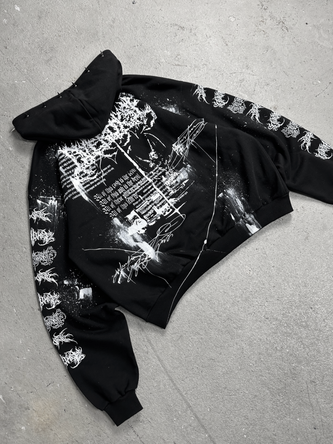 1of1 spiked OVERDXSE ZIPPER size S