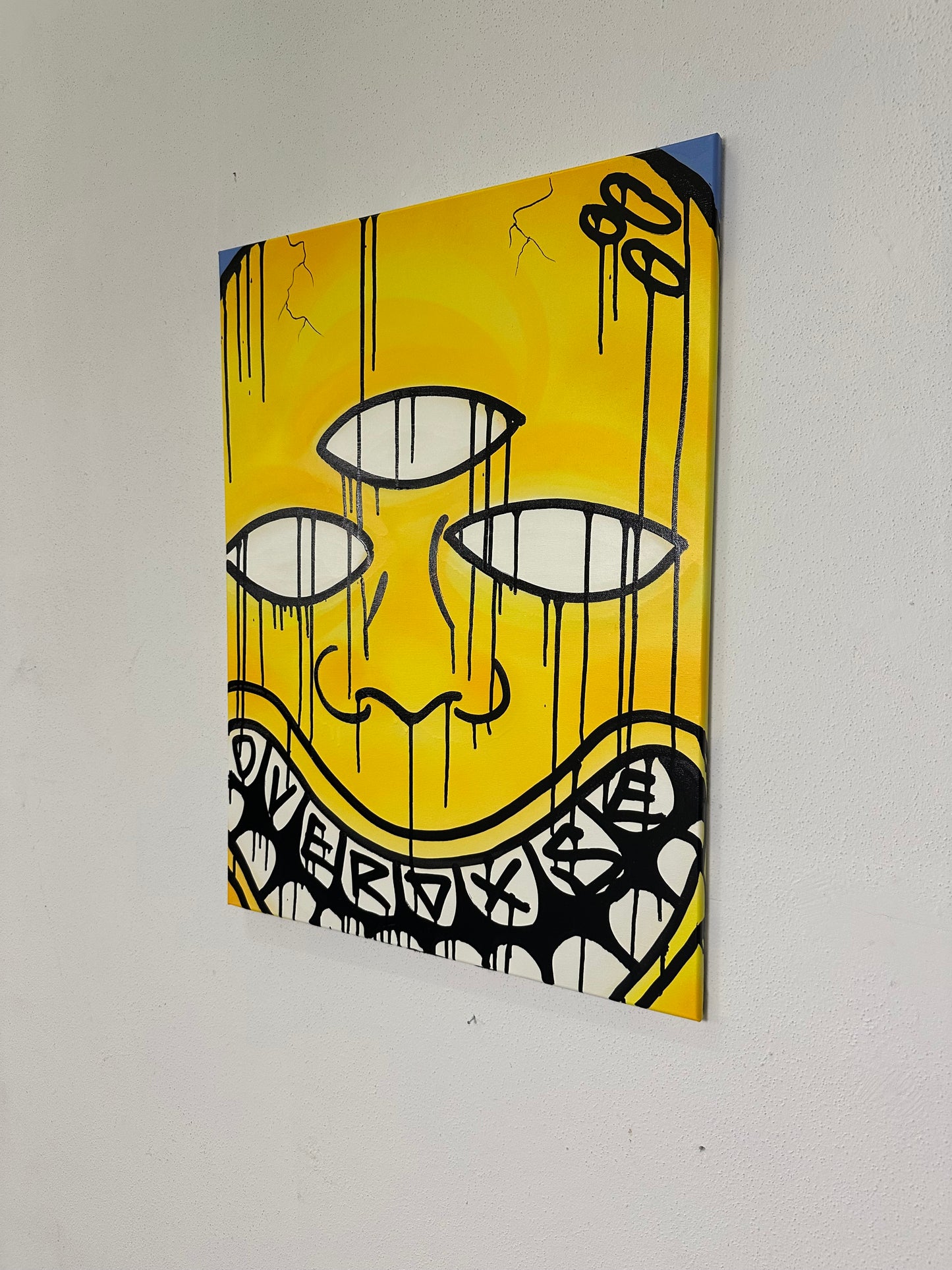 1of1 „FACE YOUR FEAR“ original canvas 60x80cm