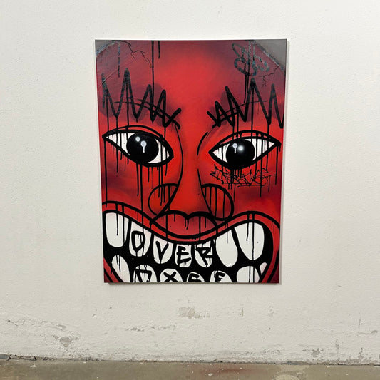 1of1 „FACE YOUR FEAR“ original canvas 60x80cm