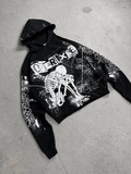 1of1 spiked OVERDXSE HOODIE size L