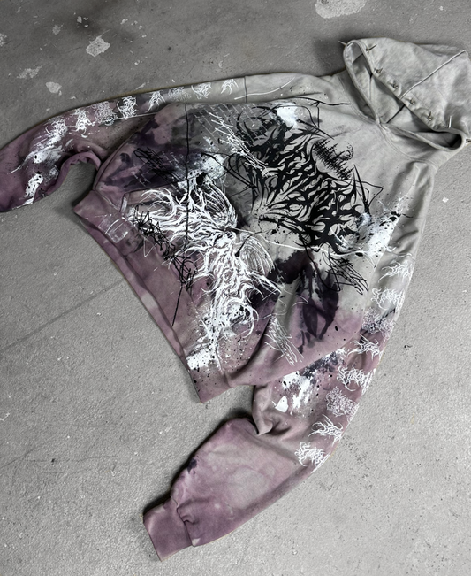 1of1 spiked OVERDXSE HOODIE size M