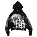 1of1 spiked OVERDXSE HOODIE size L