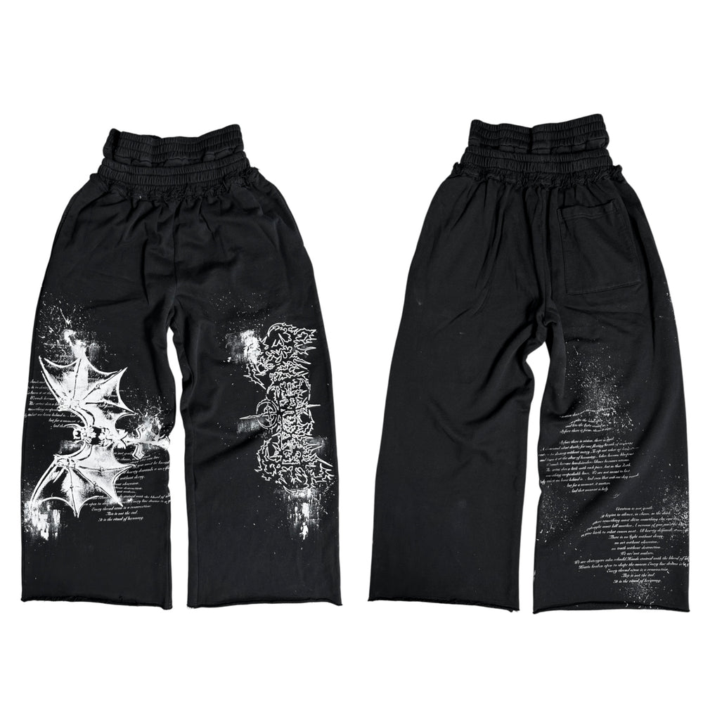 1of1 double waist OVERDXSE SWEATPANTS size M