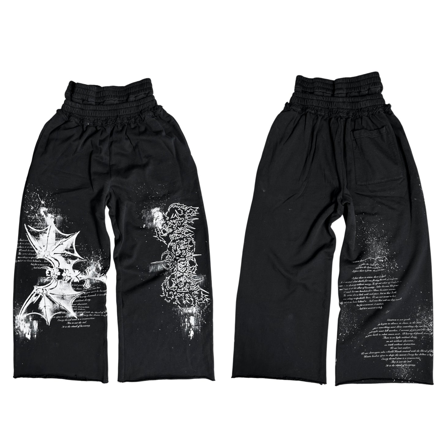 1of1 double waist OVERDXSE SWEATPANTS size M