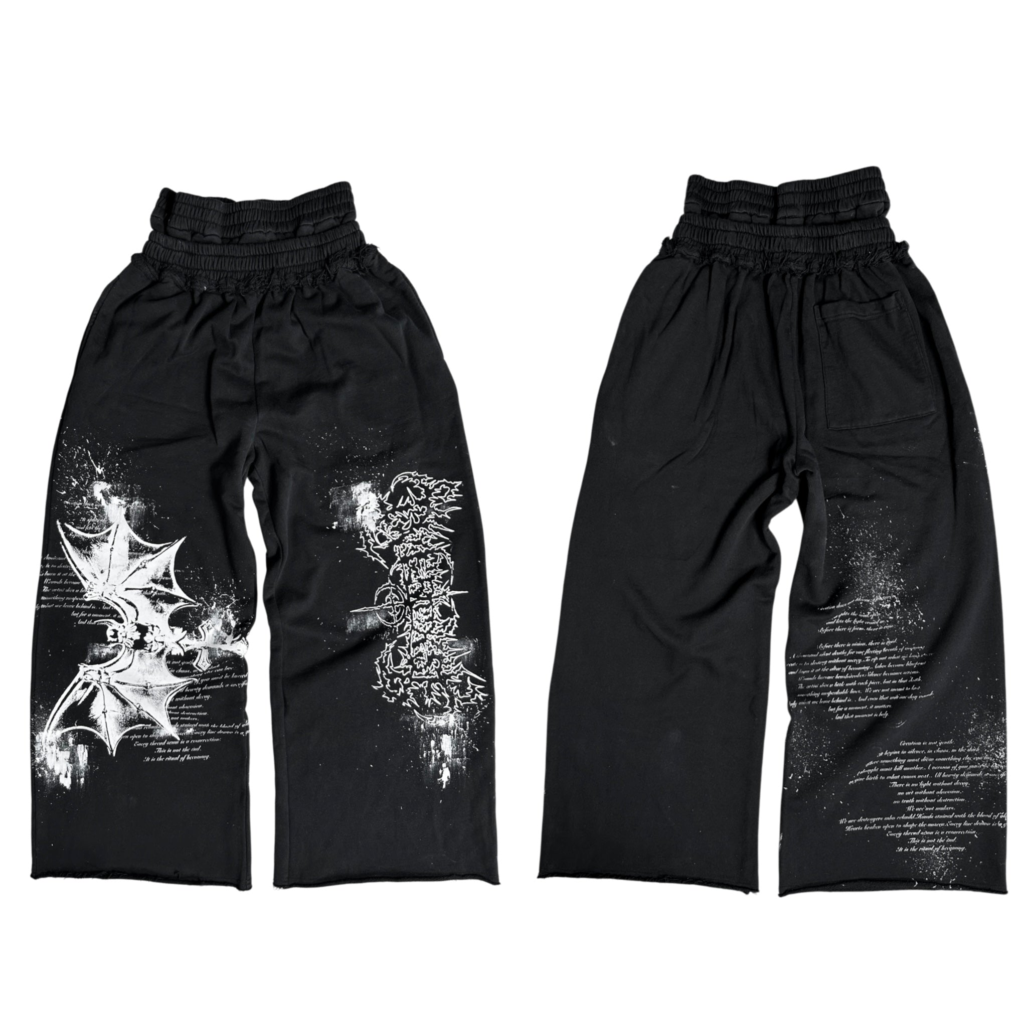 1of1 double waist OVERDXSE SWEATPANTS size M
