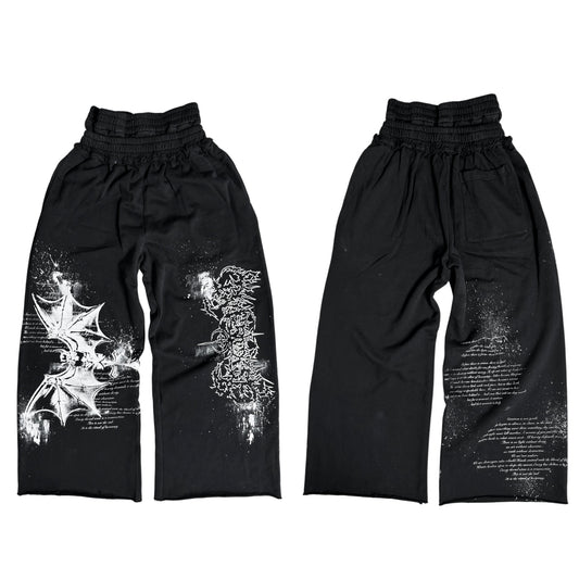 1of1 double waist OVERDXSE SWEATPANTS size M