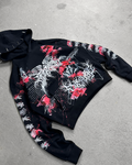 1of1 spiked BLOODY OVERDXSE HOODIE size L
