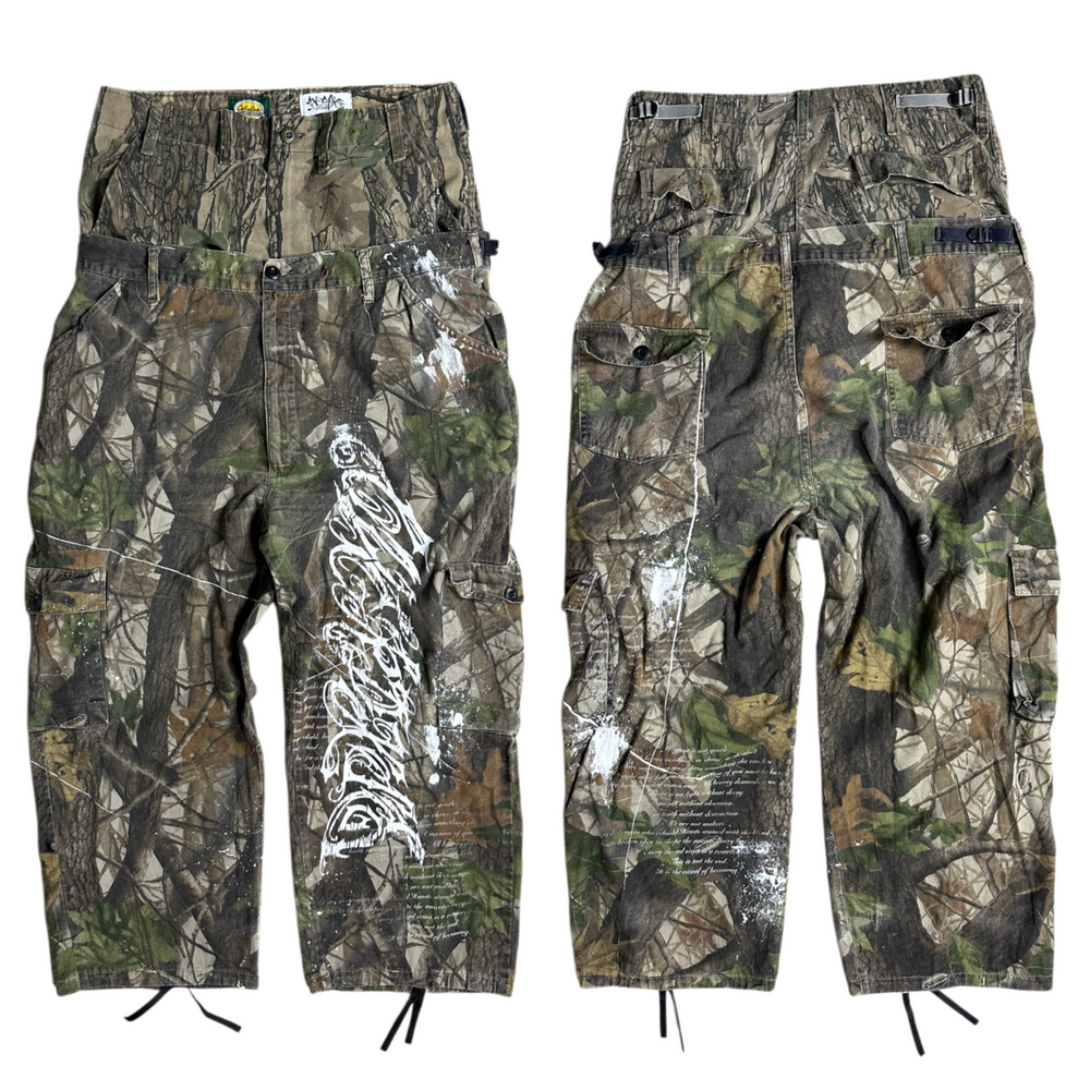 1of1 double waist OVERDXSE REAL TREE PANTS size: 113cm x 37-42cm