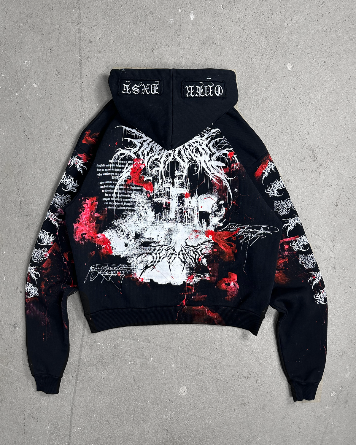 1of1 BLOODY OVERDXSE HOODIE size M