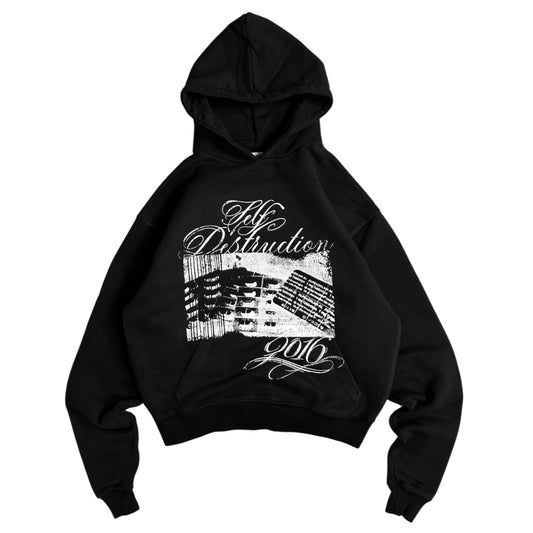 OVERDXSE „SELFDESTRUCTION2016“ HOODIE all sizes (640gsm)