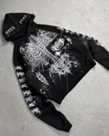 1of1 spiked OVERDXSE HOODIE size L