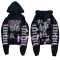 1of1 spiked OVERDXSE MAGNOLIA HOODIE size L