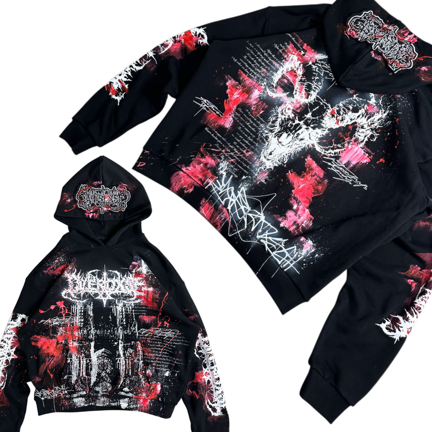 1of1 BLOODY OVERDXSE HOODIE size XXL