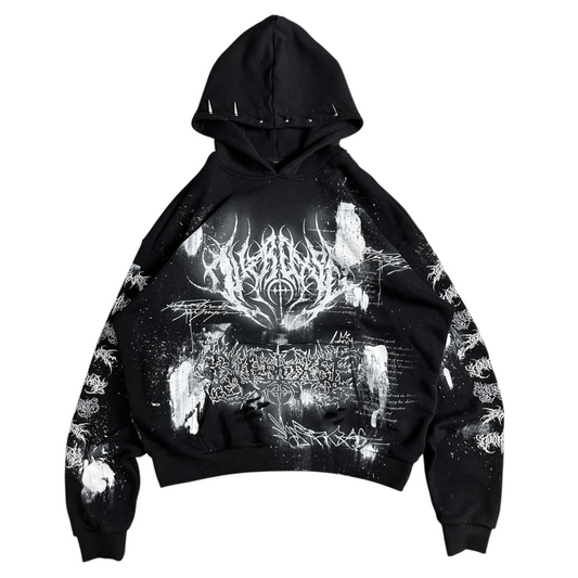 1of1 spiked OVERDXSE HOODIE size XXL