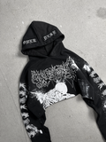 1of1 cropped OVERDXSE HOODIE size S