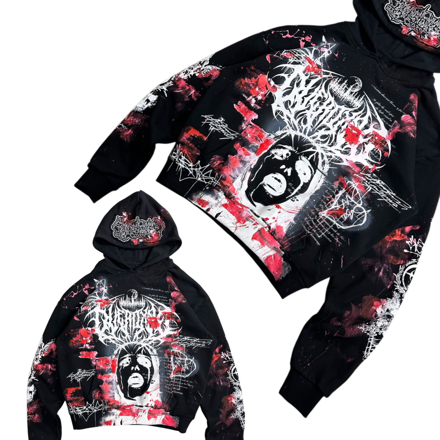 1of1 BLOODY OVERDXSE HOODIE size M