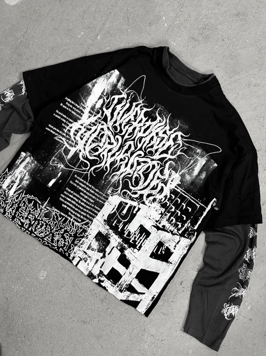 1of1 double layered OVERDXSE LONGSLEEVE size M