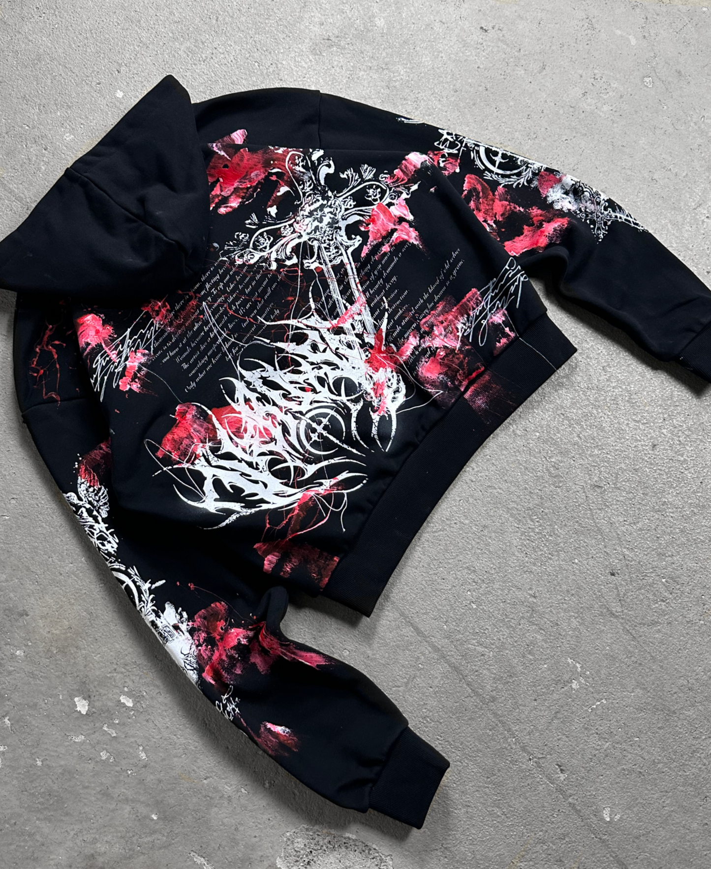 1of1 BLOODY OVERDXSE HOODIE size S