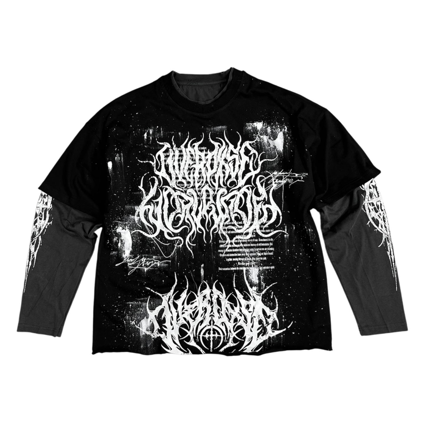1of1 double layered OVERDXSE LONGSLEEVE size M