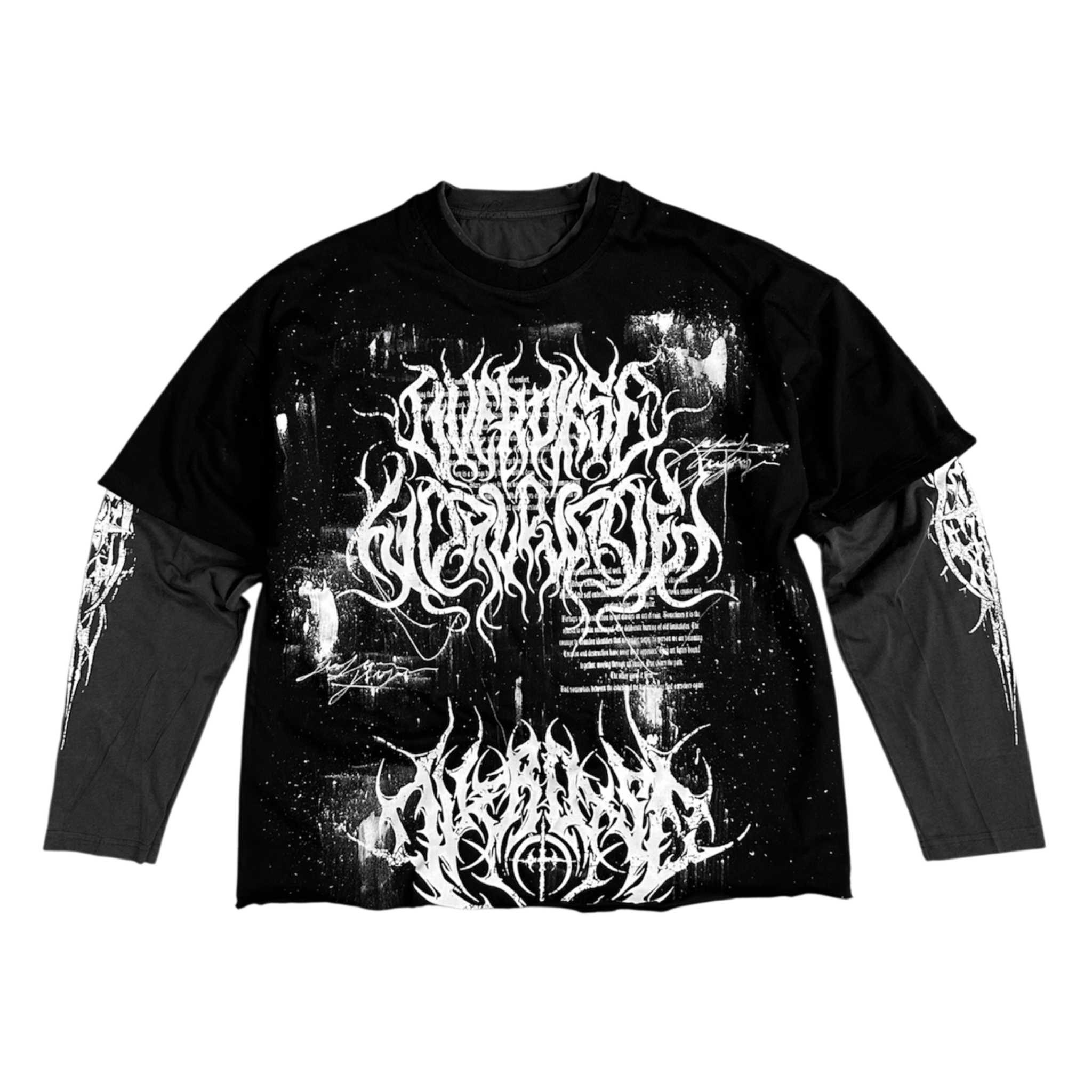 1of1 double layered OVERDXSE LONGSLEEVE size M