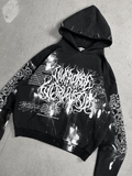 1of1 spiked OVERDXSE HOODIE size L