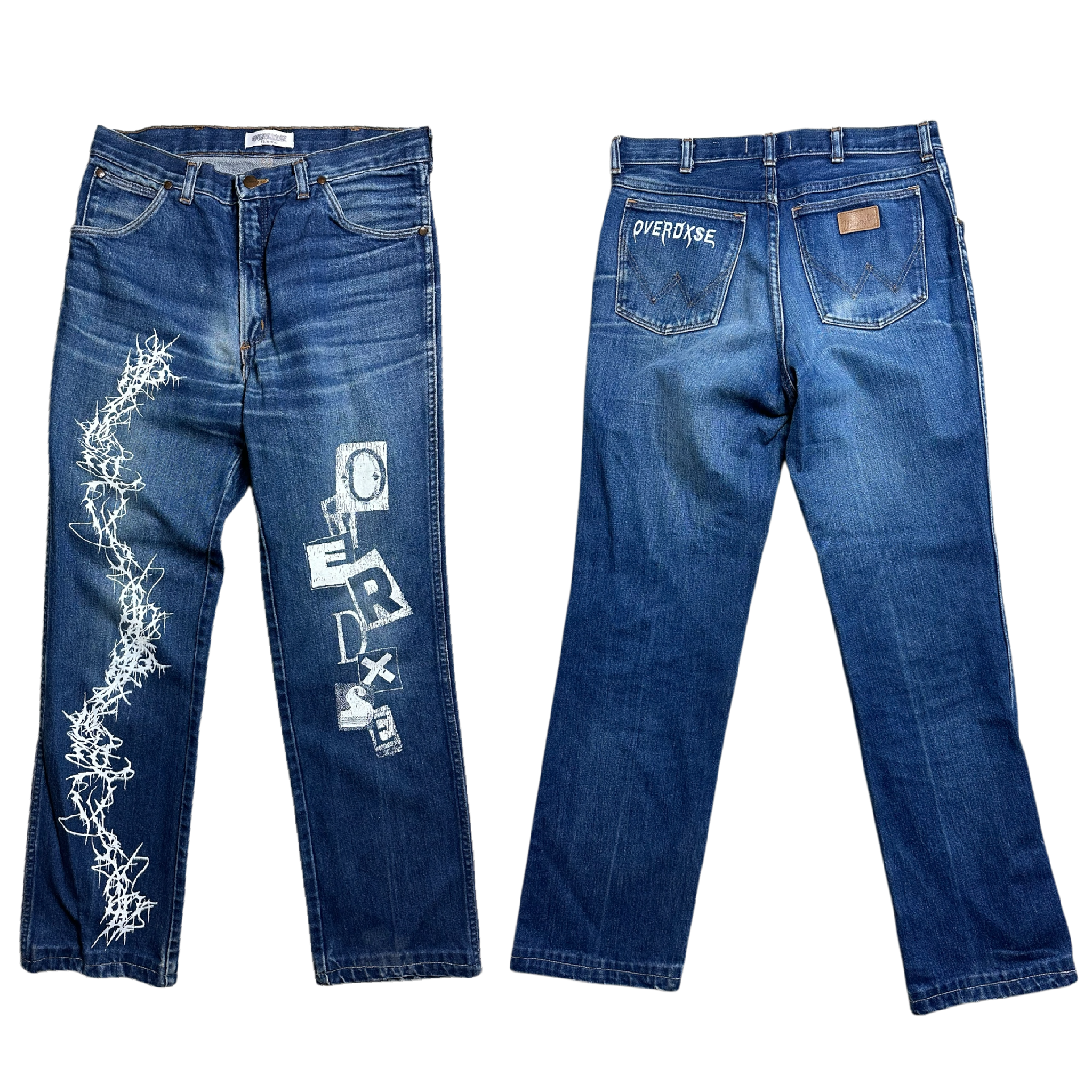 1of1 upcycled OVERDXSE / WRANGLER DENIM W 19cm / L 102cm