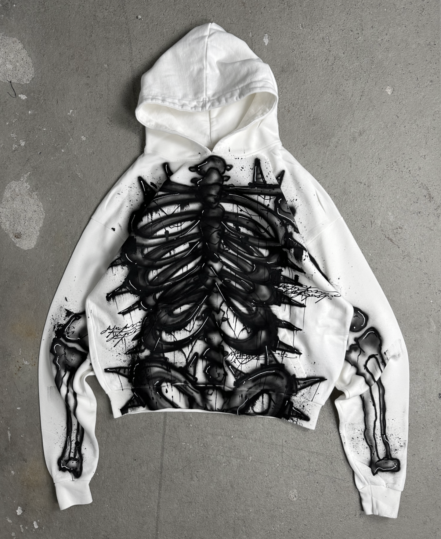 1of1 OVERDXSE AIRBRUSH HOODIE size M