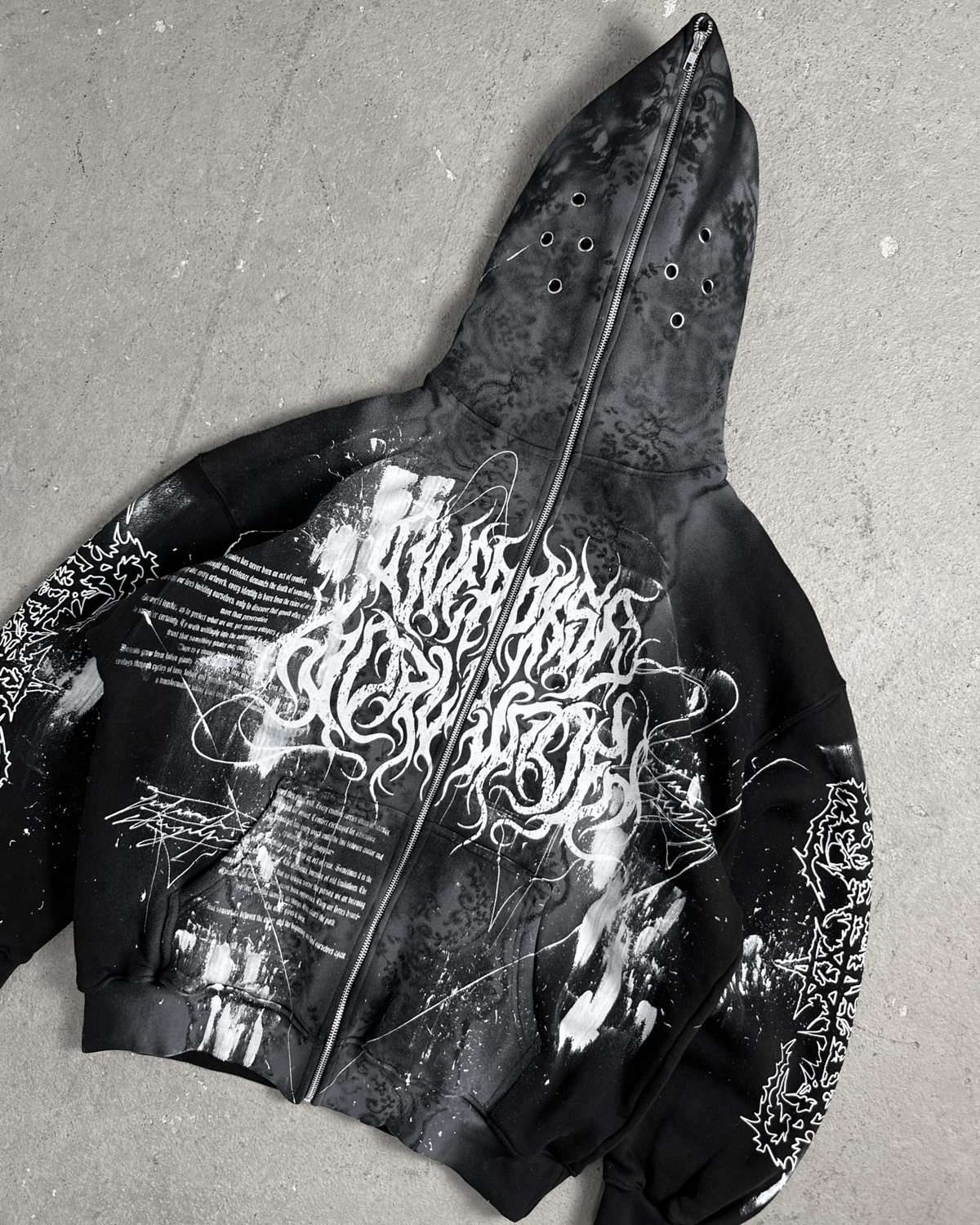 1of1 OVERDXSE FULL-ZIP HOODIE size XL