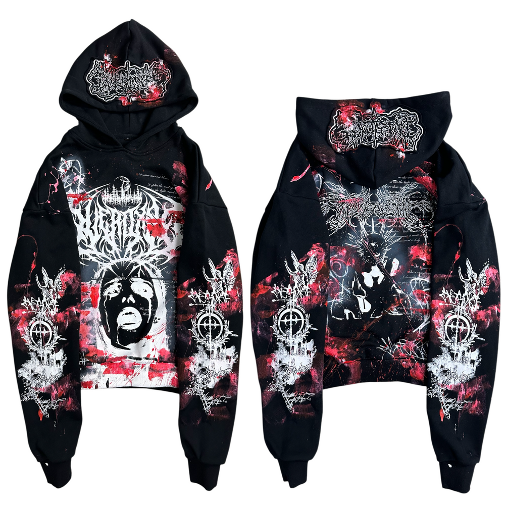 1of1 BLOODY OVERDXSE HOODIE size M