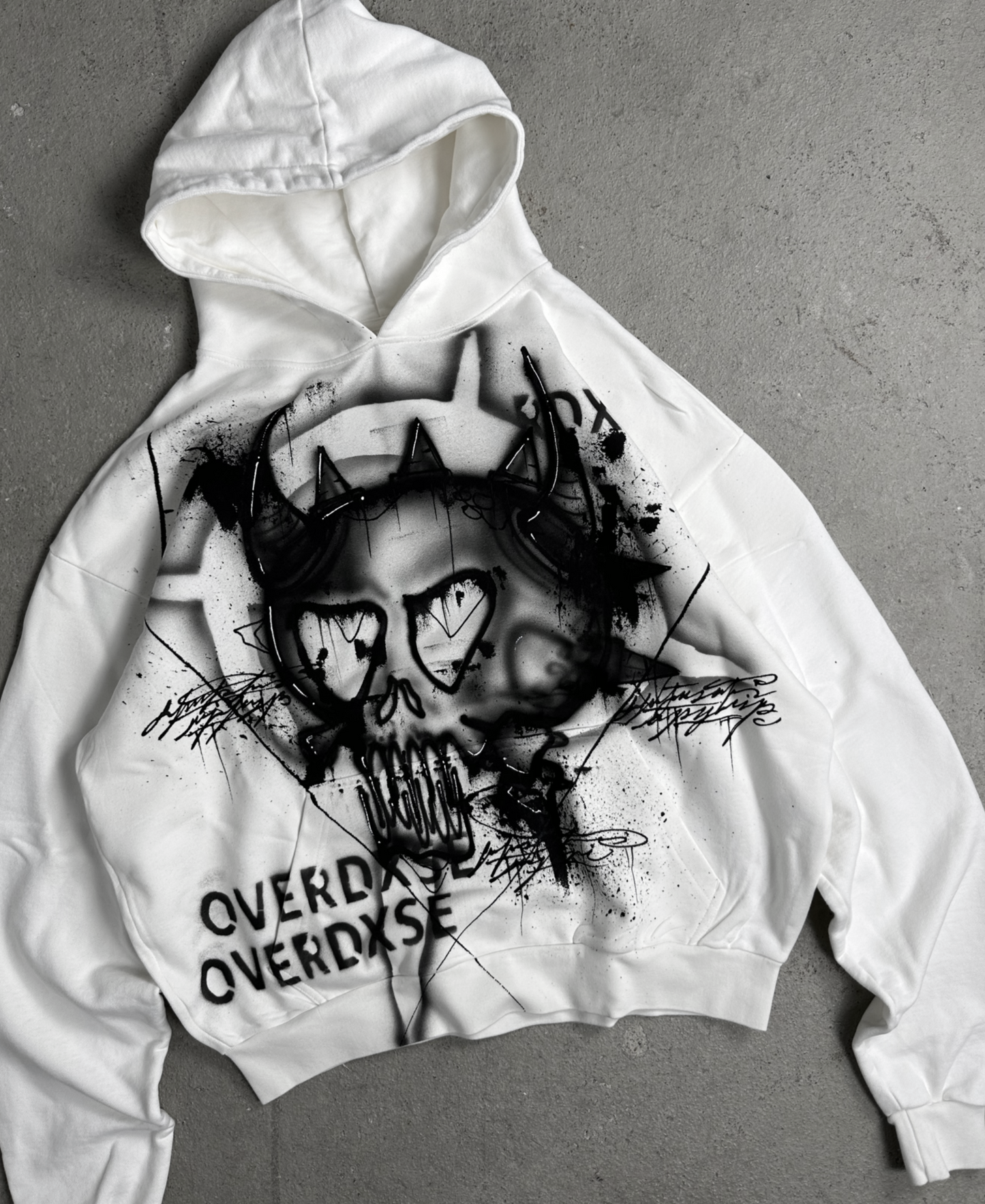 1of1 OVERDXSE AIRBRUSH HOODIE size L