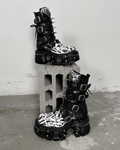1of1 OVERDXSE / NEW ROCK SPIKE STOMPERS BOOTS size EU40