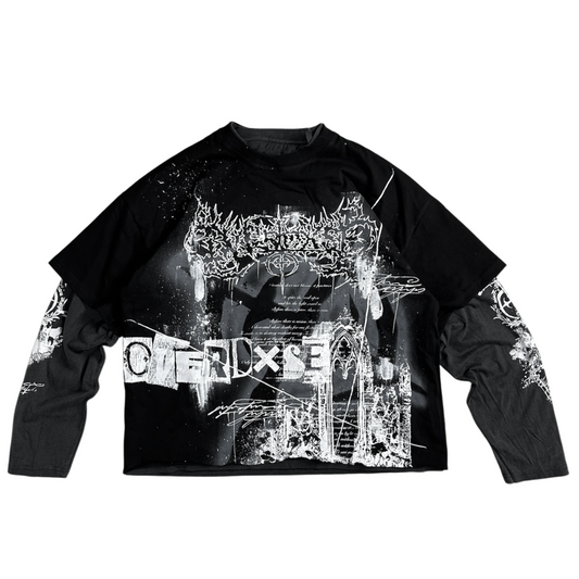 1of1 double layer OVERDXSE LONGSLEEVE size XL
