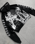 1of1 spiked OVERDXSE HOODIE size L