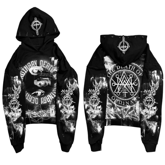 1of1 spiked OVERDXSE HOODIE size XL