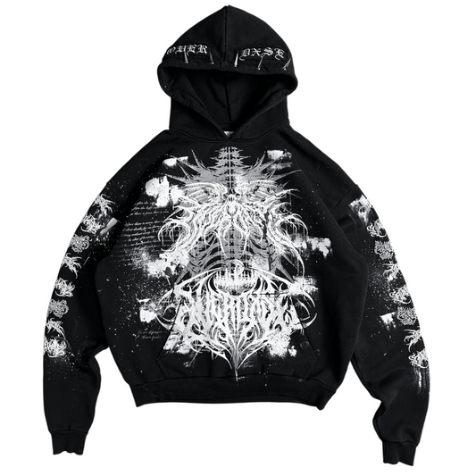 1of1spiked OVERDXSE CORPSE HOODIE size XL