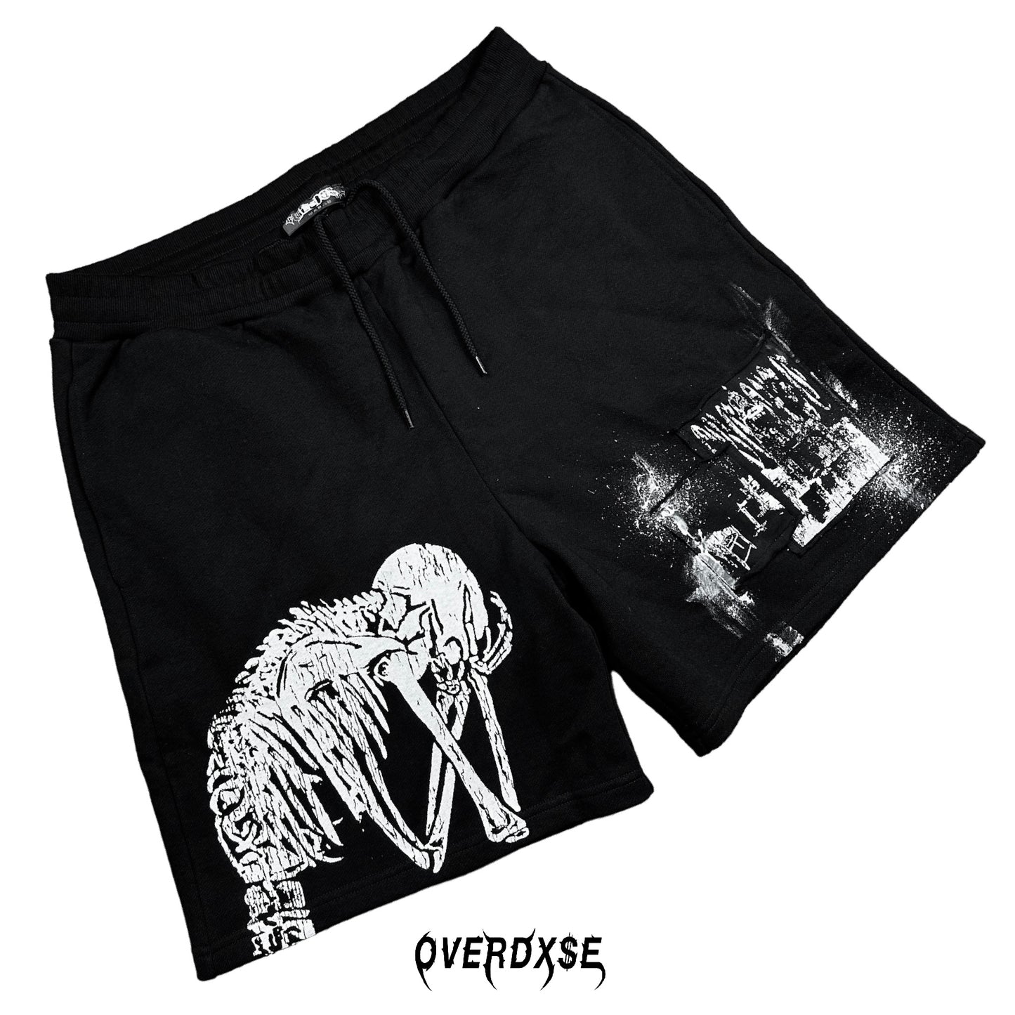 1of1 OVERDXSE SKELETON SHORTS Size XL