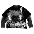 1of1 double layered OVERDXSE LONGSLEEVE size L
