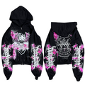 1of1 OVERDXSE DEMON KITTY ZIPPER size XL