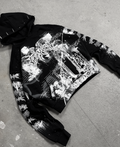 1of1 spiked OVERDXSE HOODIE size S