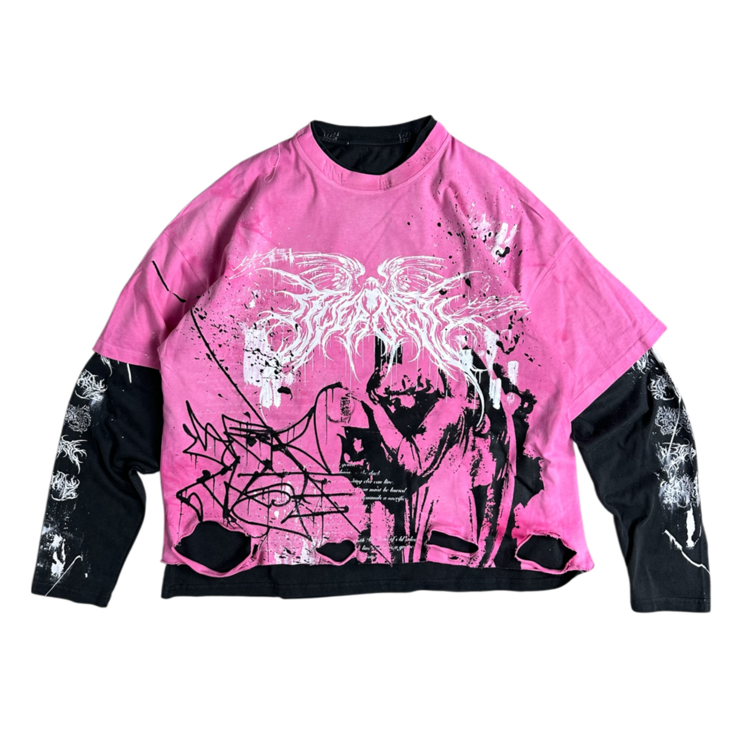 1of1 double layered OVERDXSE LONGSLEEVE size XL