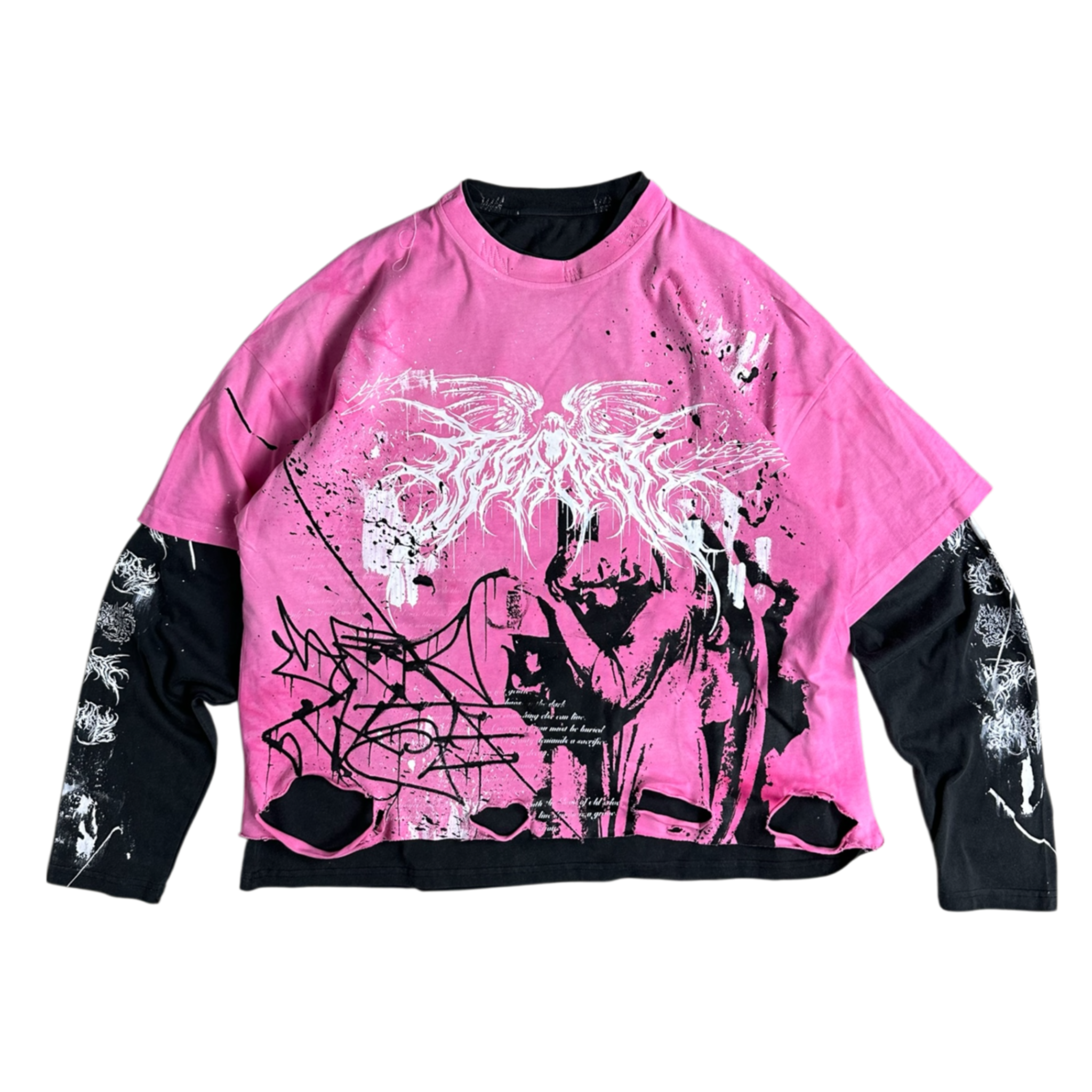 1of1 double layered OVERDXSE LONGSLEEVE size XL