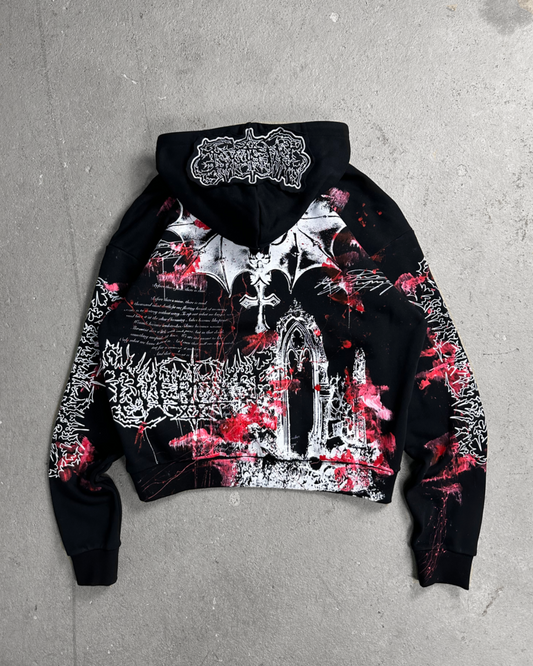 1of1 BLOODY OVERDXSE HOODIE size L