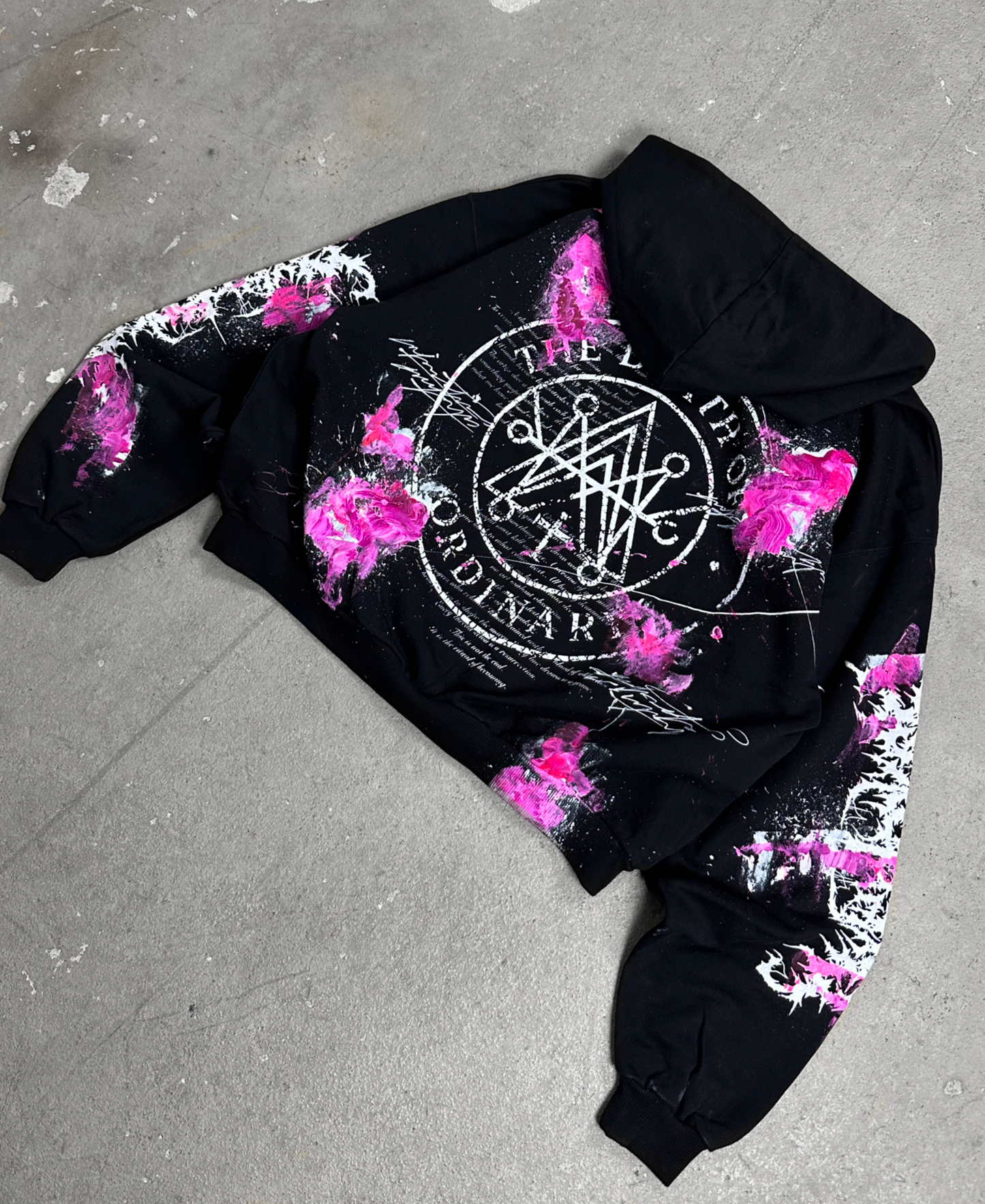 1of1 OVERDXSE DEMON KITTY ZIPPER size XL